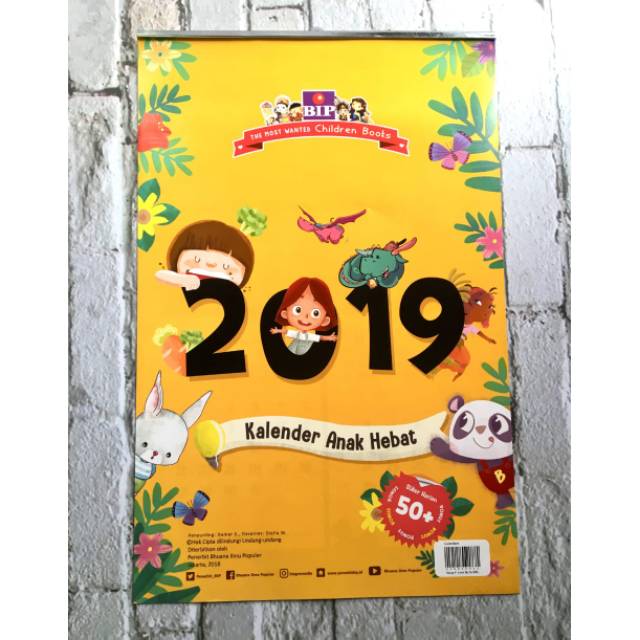 

Kalender Anak Hebat BIP 2019 free stickers