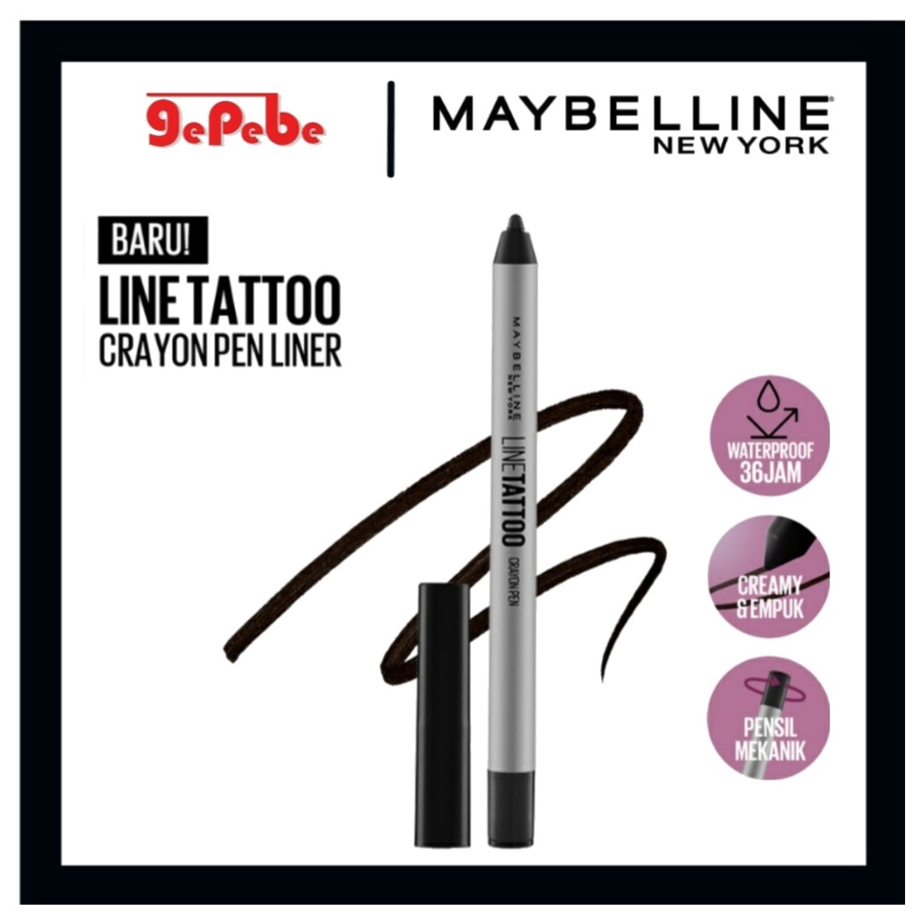 MAYBELLINE LINE TATOO CRAYON ( EYE LINER/PEN LINER)