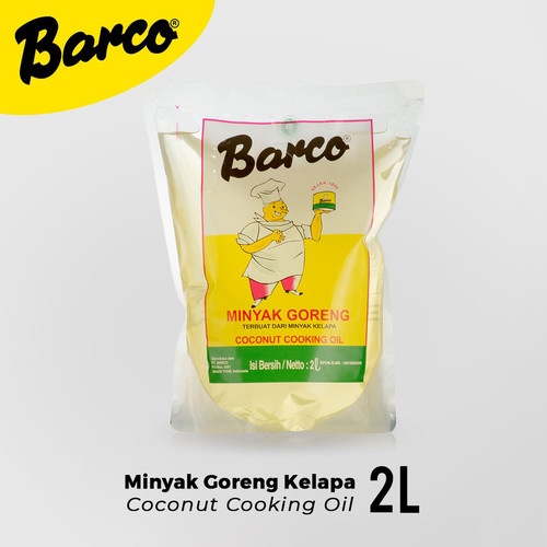 MINYAK BARCO 2 L POUCH | MINYAK KELAPA | MINYAK GORENG