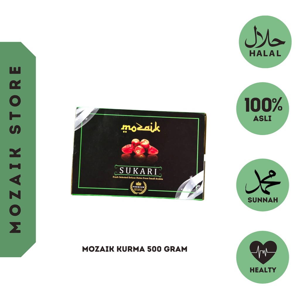 

Kurma Sukari Mozaik 500 gram