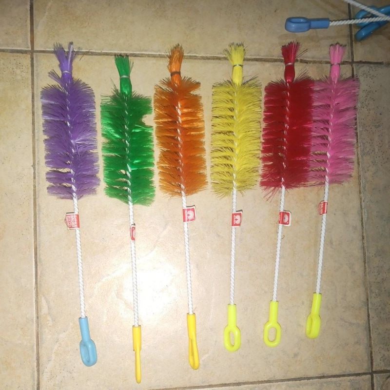 Brus Botol Panjang 33.5cm Peacock Bottle Brush Bagus Bulu Lembut