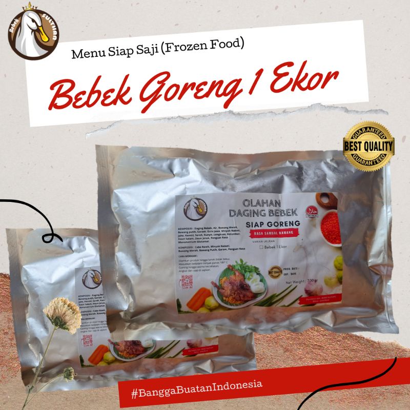 

BEBEK GORENG UTUH 1 EKOR (FROZEN FOOD)