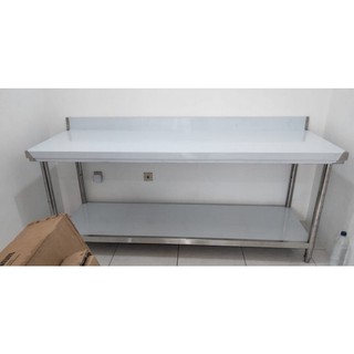 Meja Kerja Dapur 1.5 Meter dengan Backsplash - RWT-15EC | Shopee Indonesia