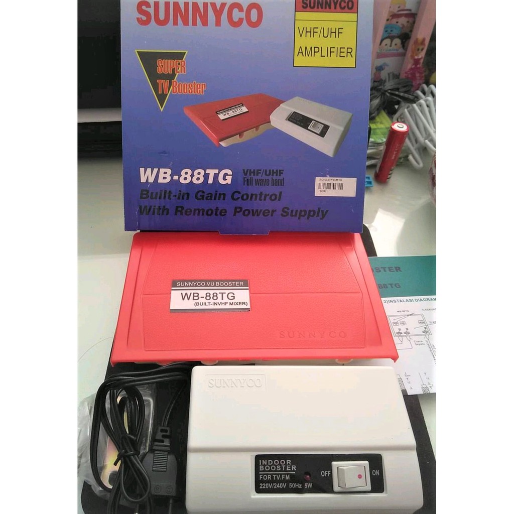 Booster Push on 990 penguat sinyal tv sunny co boster tv booster atas booster bawah MASPRO televisi