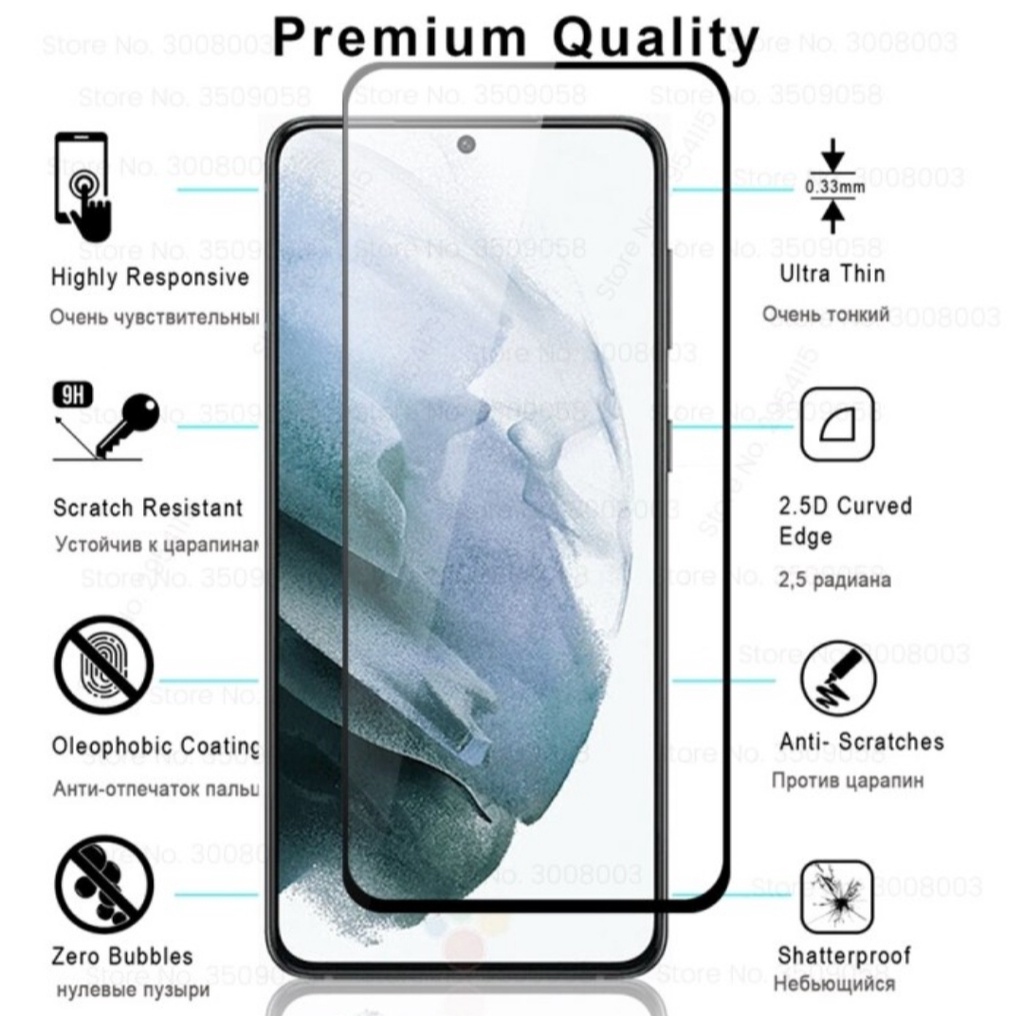 Tempered glass Samsung S21 S21+ PLUS S21 FE anti gores screen guard