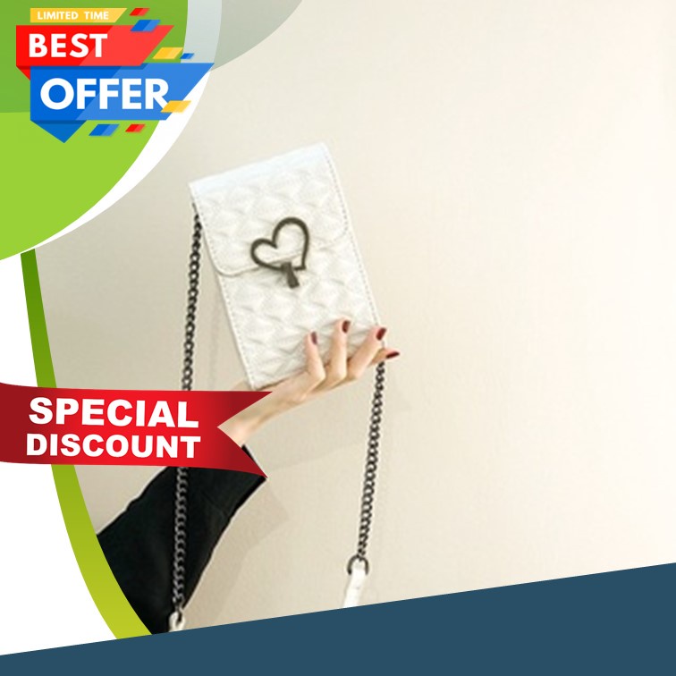 tas kecil dompet tempat untuk hp hape wanita dan uang tas selempang lucu import premium branded e6