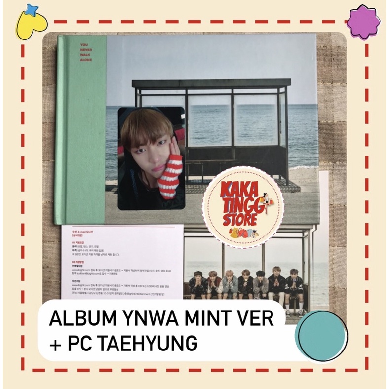 [BOOKED] OFFICIAL ALBUM BTS YNWA MINT VER (UNSEALED) + PC TAEHYUNG