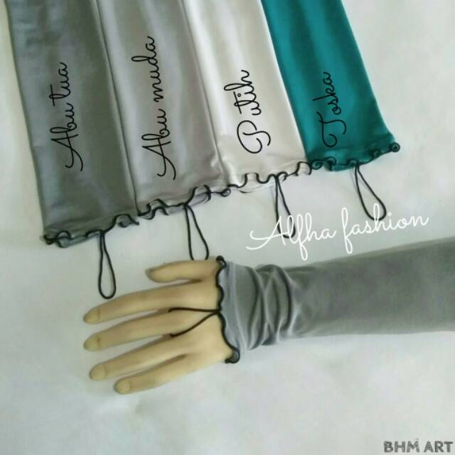 Handsock curly 1 layer /manset tangan wanita /handsock syari /handsock jempol /handsock murah