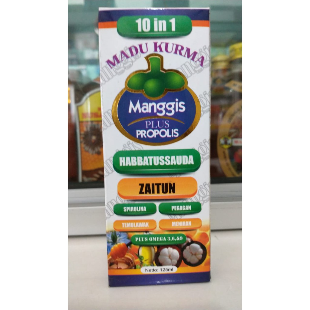 

Madu Kurma Manggis Plus Propolis 10 in 1