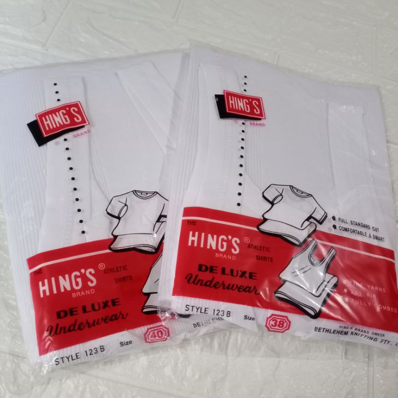 Singlet HINGS Kaos Dalam Pria Putih 123B