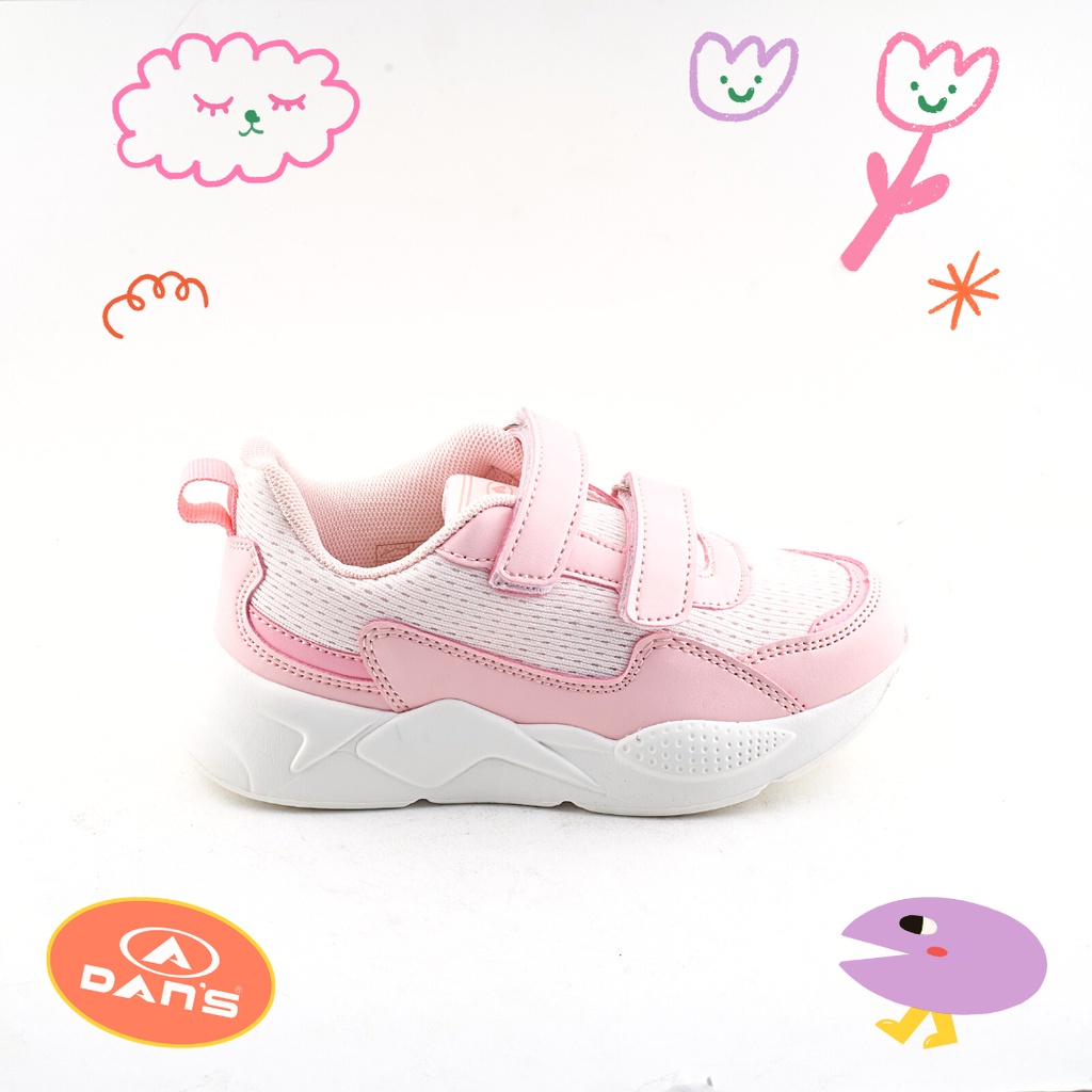 Dans Freta Sepatu Sneakers Anak Perempuan - Rose