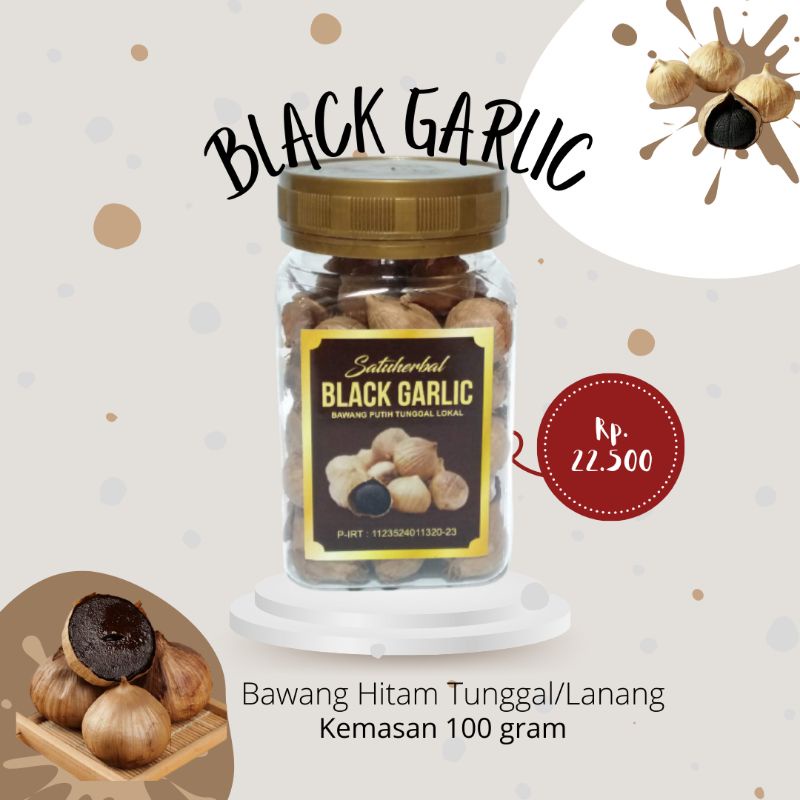 Black Garlic ( Bawang Hitam) Bawang Putih Tunggal lanang obat diabetes kolesterol darah tinggi