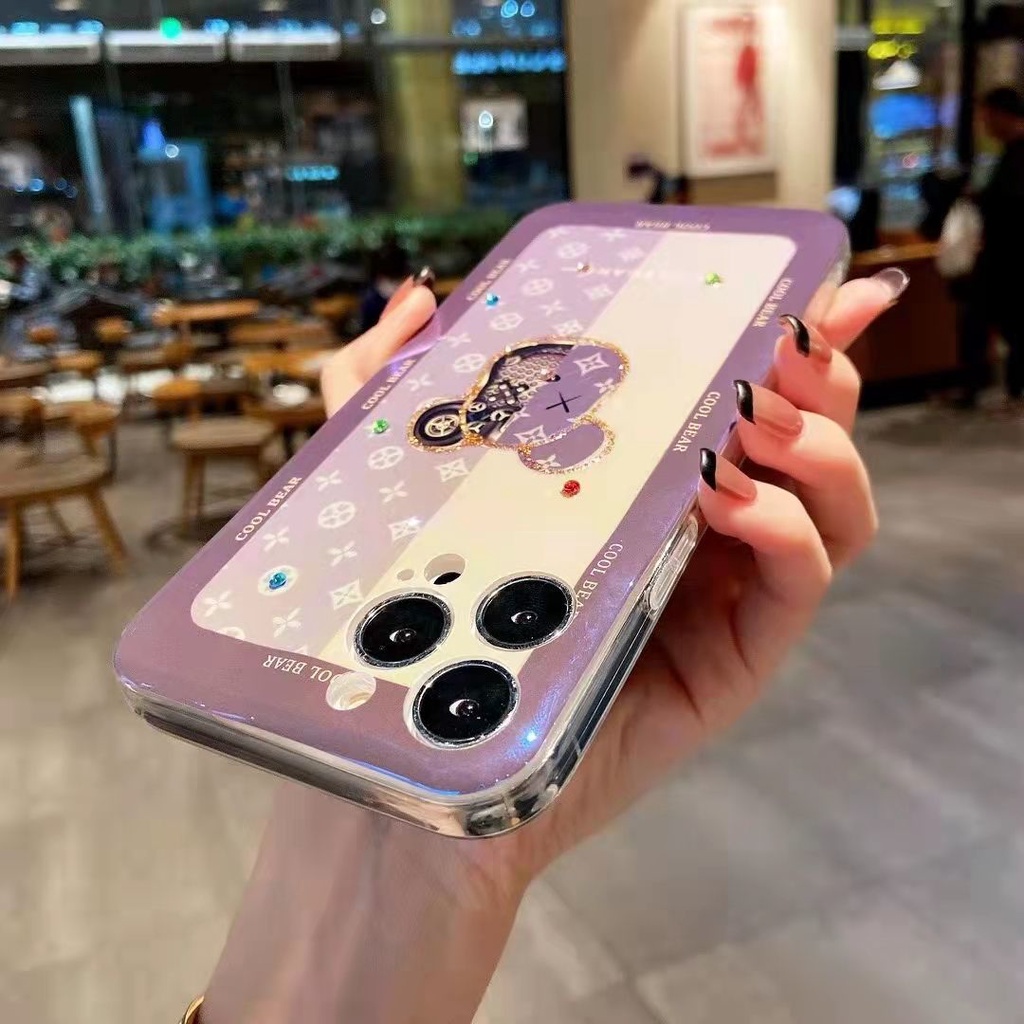 Soft Case Motif Beruang Lucu Untuk IPhone 11 11 Pro Max 12 12ProMax 7 8 Plusxs Xr Xsmax 1313pr 13promax Zspj