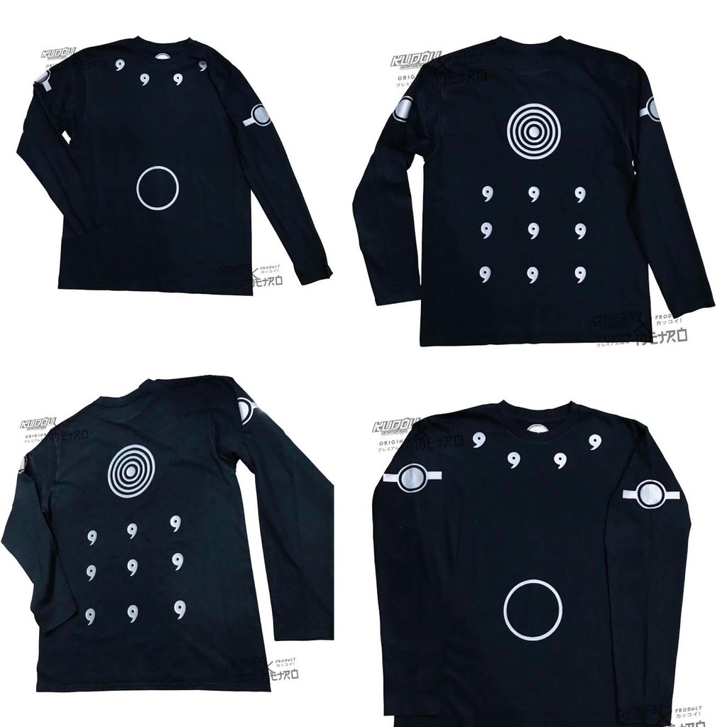 Longsleeve Rikudo Black Naruto