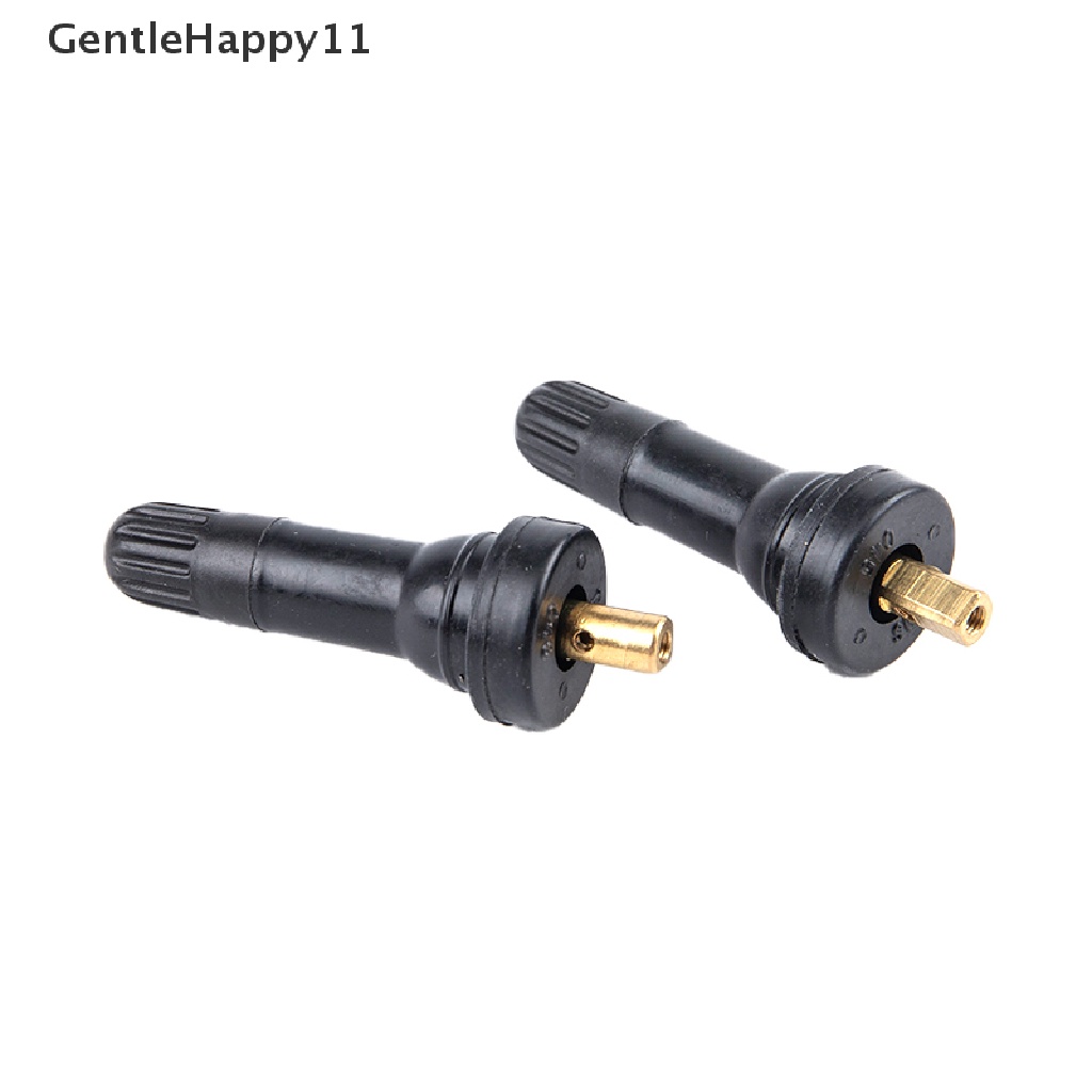 Gentlehappy 4Pcs Katup Sensor Tekanan Ban Tubeless Bahan Karet Untuk TPMS