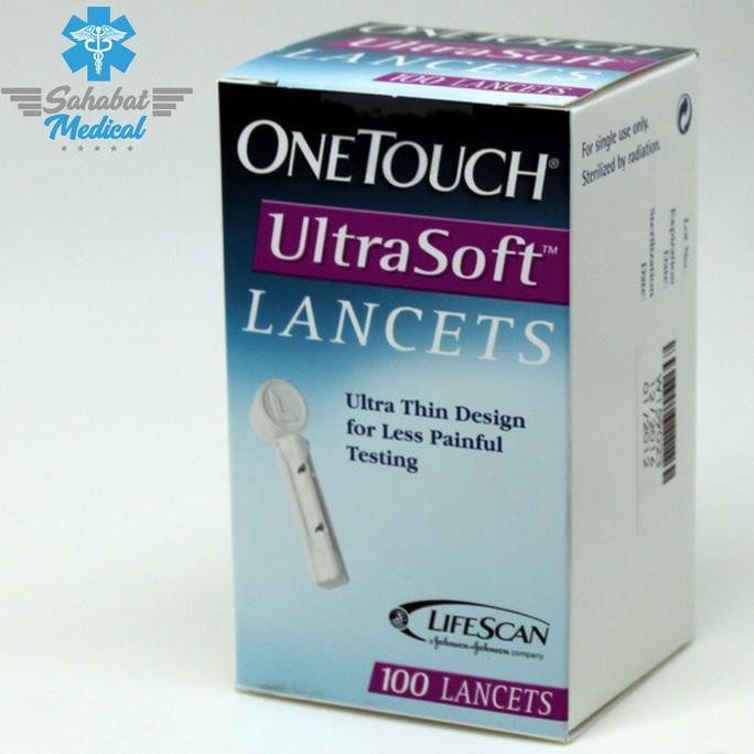OneTouch Ultra Soft Lancets / Jarum Cek Darah One Touch Ultra