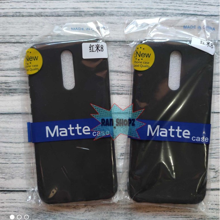 Case Slim Black Matte Redmi 8 Anti Glare