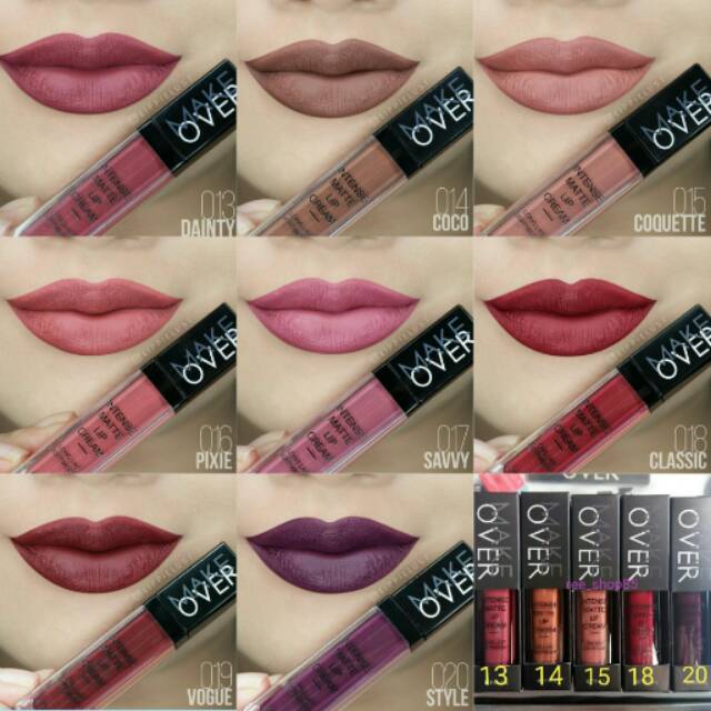 MAKE OVER Intense Matte Lipcream | MAKE OVER Lipcream