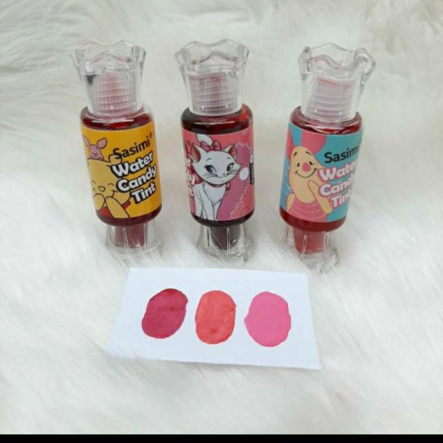 Liptint water candy sasimi marie ecer