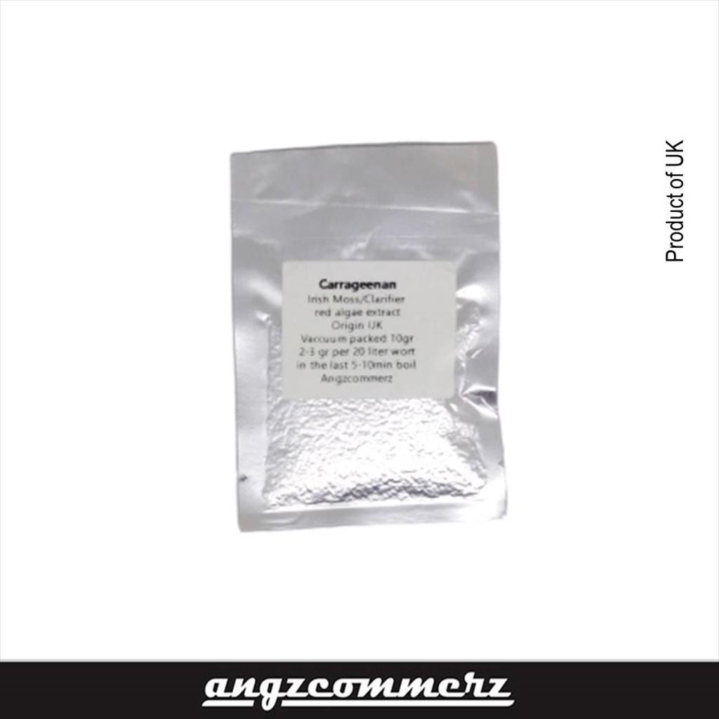 

ANGZCOMMERZ CARRAGEENAN WORT CLARIFIER ORIGINAL FROM UK 10g KARAGEN
