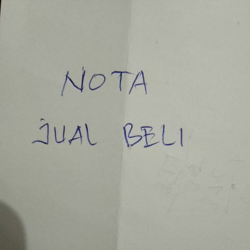 

Nota Jual Beli 1 kg