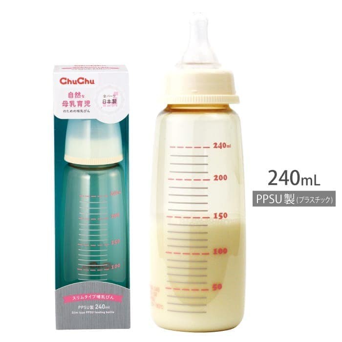 Chuchu Baby Feeding Bottle Botol Susu Bayi Anak Standard Neck 240Ml