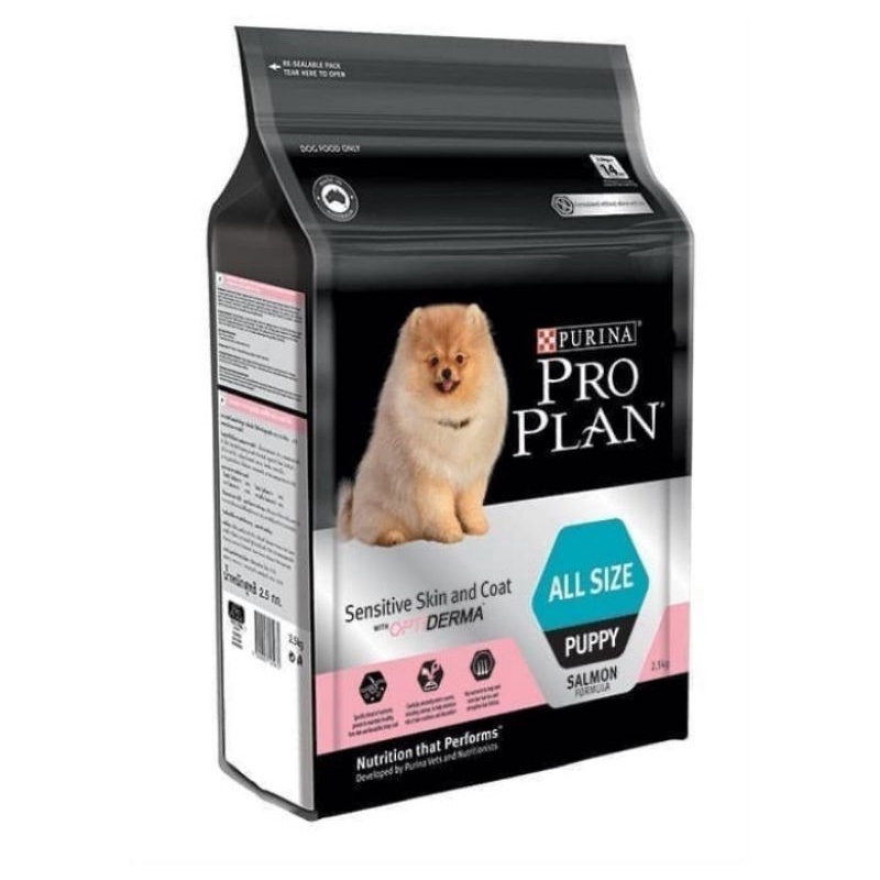 proplan sensitive skin &amp; coat allzize puppy 2,5kg