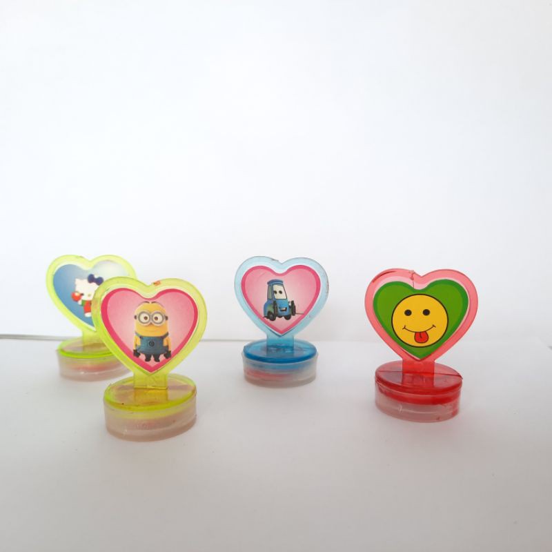 

Mainan Stempel Kecil Anak Bentuk Love bintang Mainan Karakter Random Satuan Mainan Murah