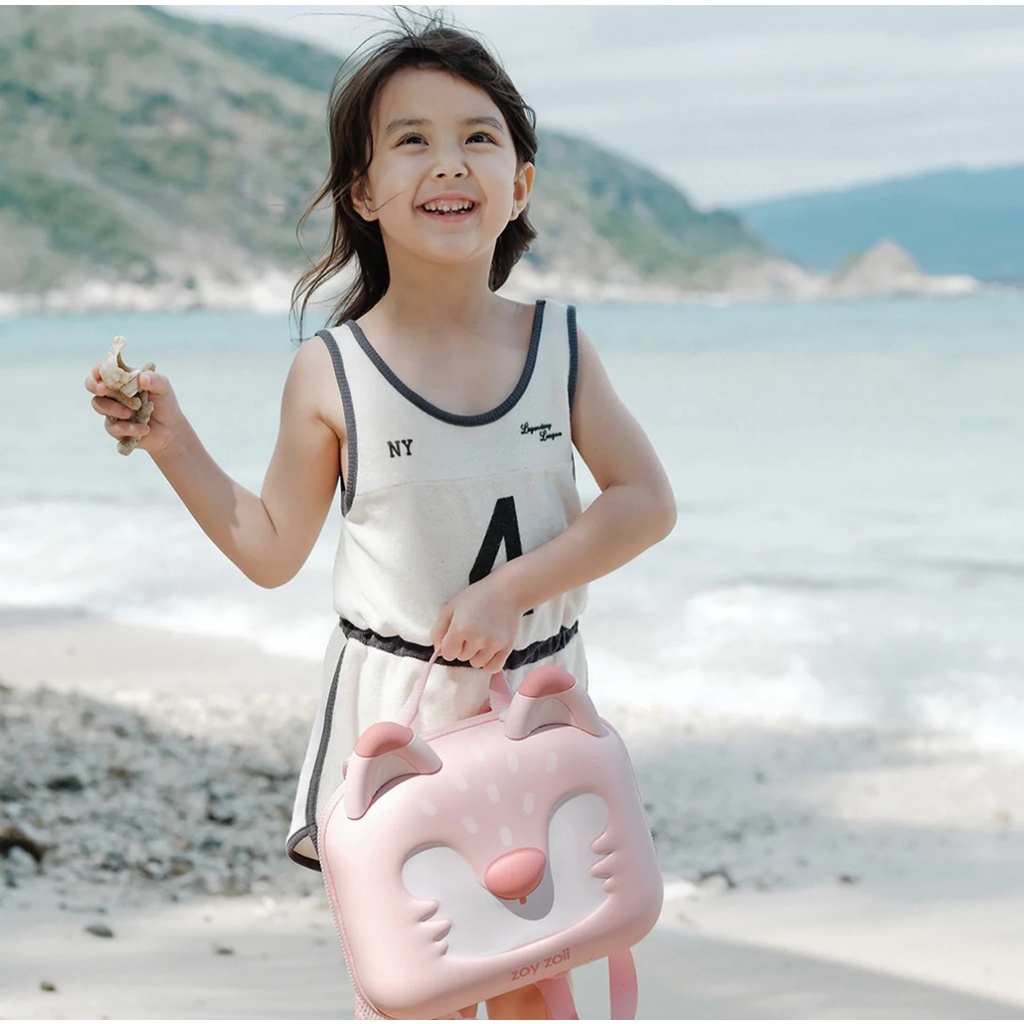 READY‼️RANSEL ZOYZOII  PINK FOX ANIMAL SERIES