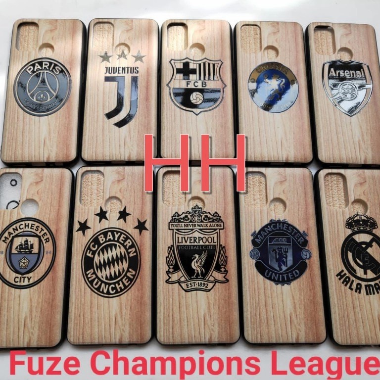 Oppo A5s A7 A12 F9 Pro Hardcase Club Bola Hard Case Casing Motif Kayu
