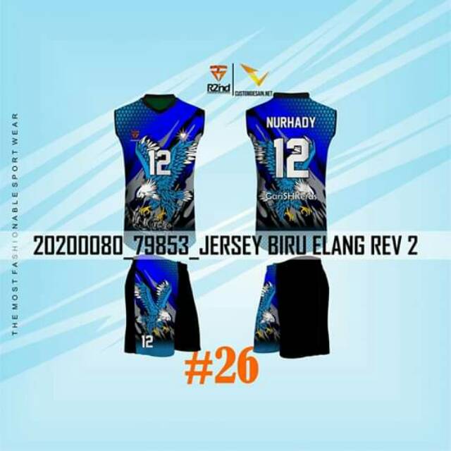 JERSEY VOLI PRINTING ORIGINAL REGARSPORT
