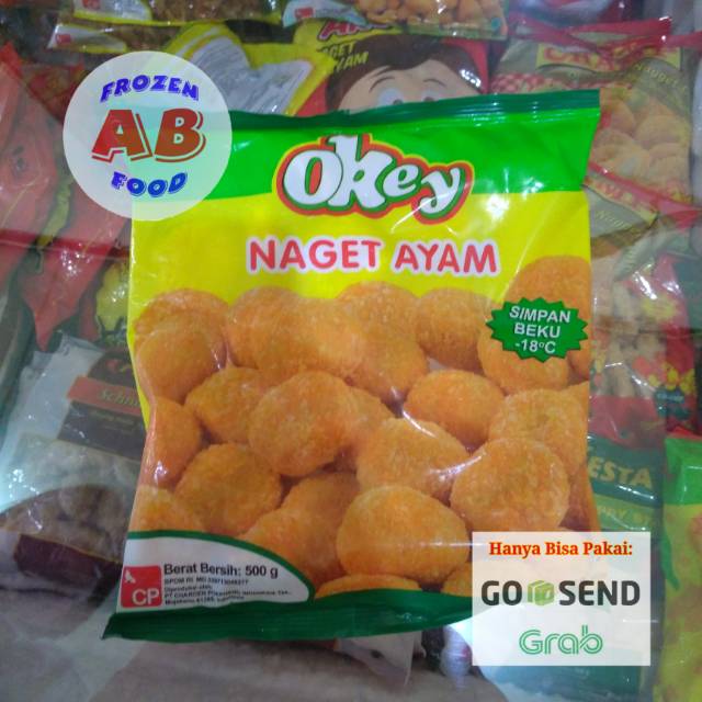 

Okey Naget Ayam 500 gram Chicken Nugget Okey 500gram Okey Nugget 500 gr Okei Nugget OK Nugget OKE