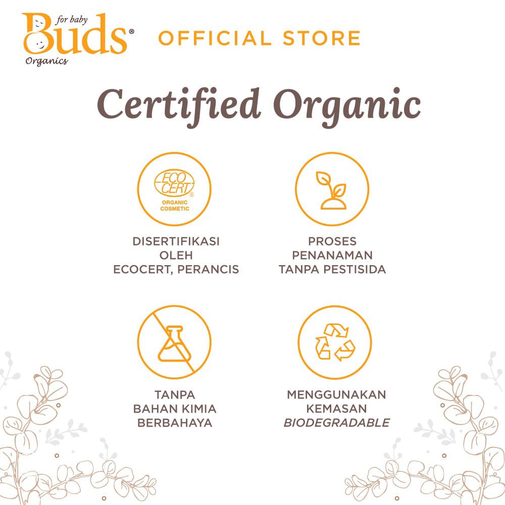 BUDS EVERYDAY ORGANICS MOZZIE CLEAR LOTION 75ML / CREAM BAYI GIGIT NYAMUK