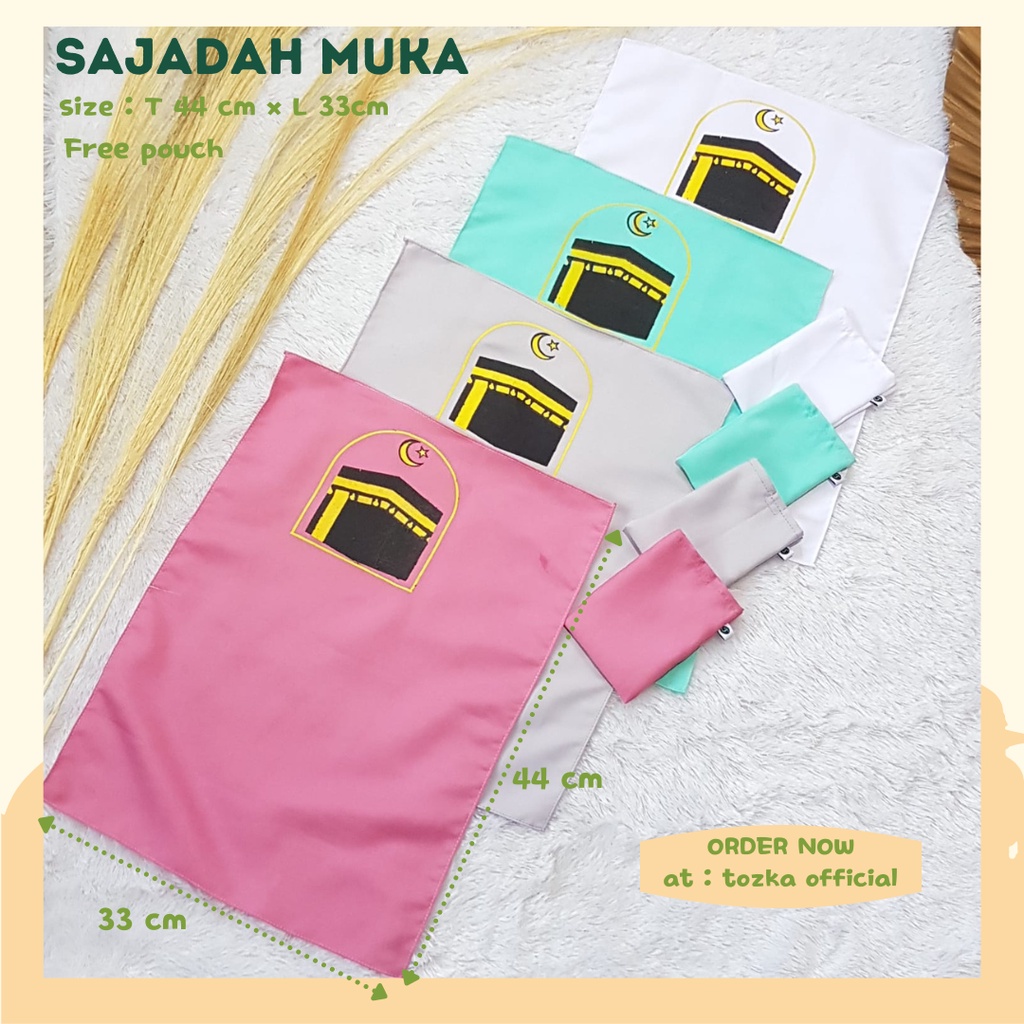 [Tozka] Sajadah muka I Sajadah sujud I Sajadah mini