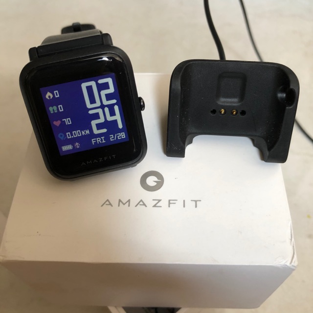 AMAZFIT BIP xiaomi Smartwatch black ada GPS