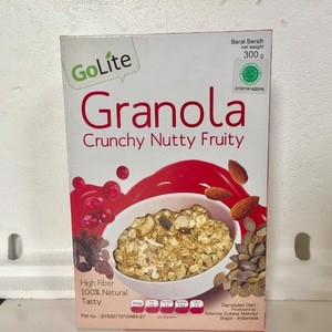 

GOLITE GRANOLA CRUNCHY NUTTY FRUITY 300GR