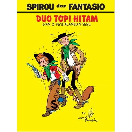 spirou dan fantasio duo topi hitam