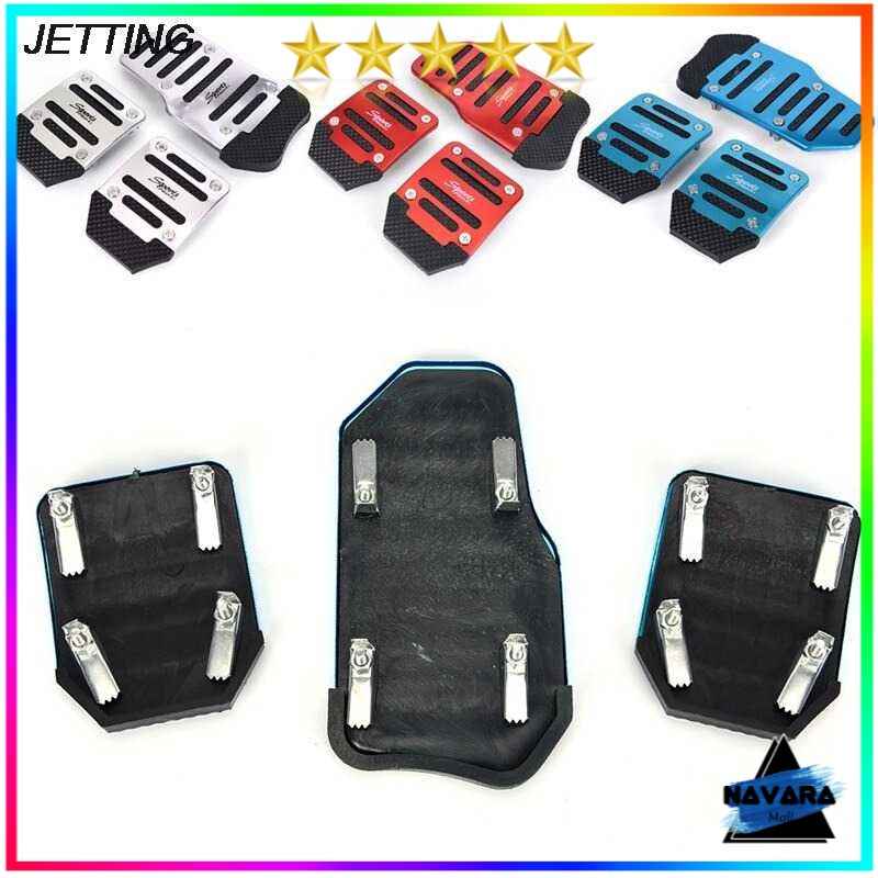Cover Pedal Gas Manual Kopling rem Mobil Karet Pelapis Anti Slip Car Pedal Sports