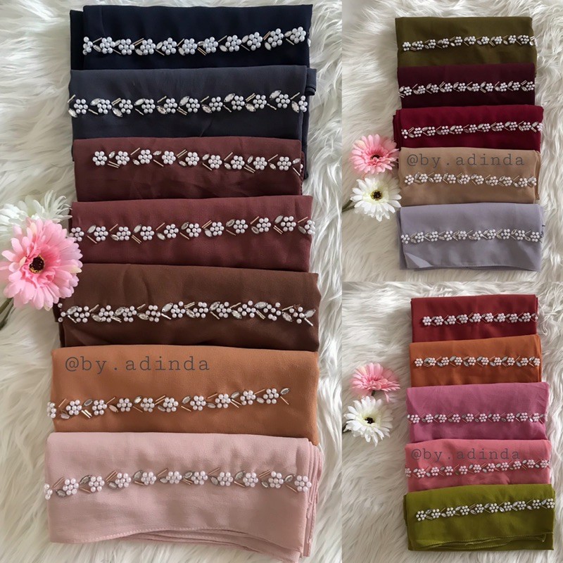 Pashmina HILYA payet permata Pasmina Tali Hijab diamond instant pesta m