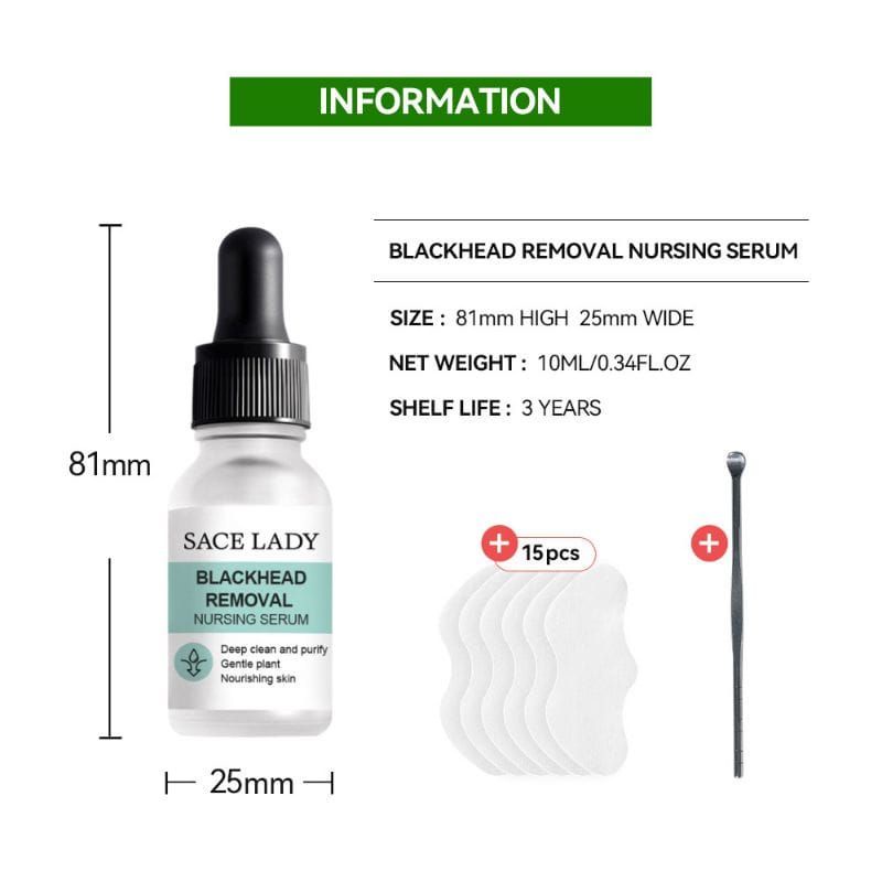 Medan Termurah Korean Patent black head removal nursing 100% organic sace lady