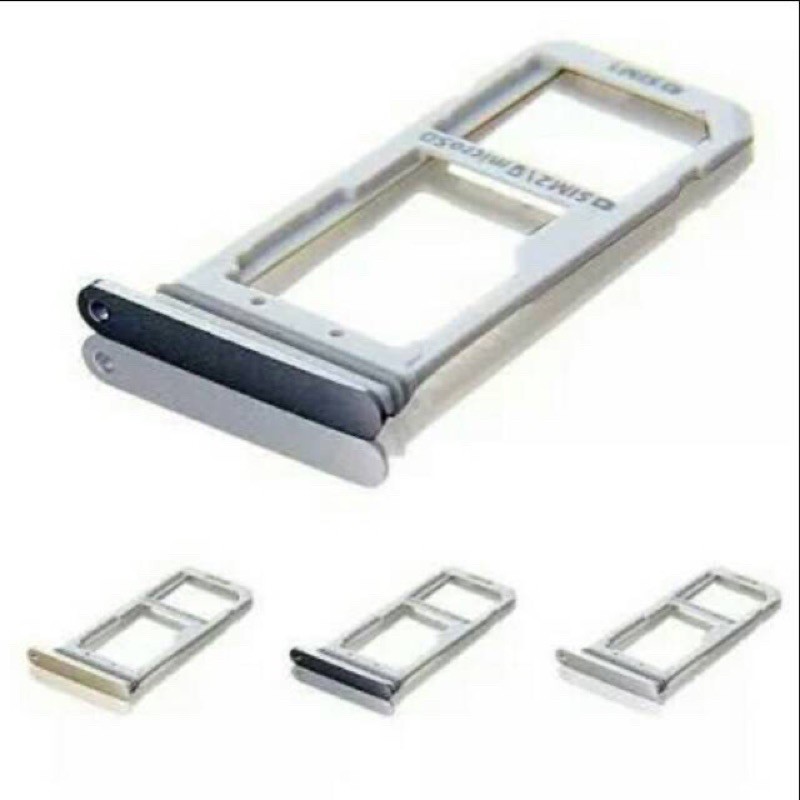 Simtray Sim Tray Slot Tempat Kartu Sim Card Sim Holder Samsung Galaxy S7 Flat