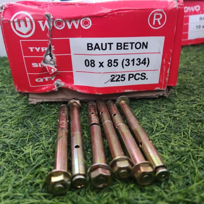 Per Bj Baut Beton / Dynabolt Wowo 8 x 85 / Baut Tanam / Dinabol Wowo