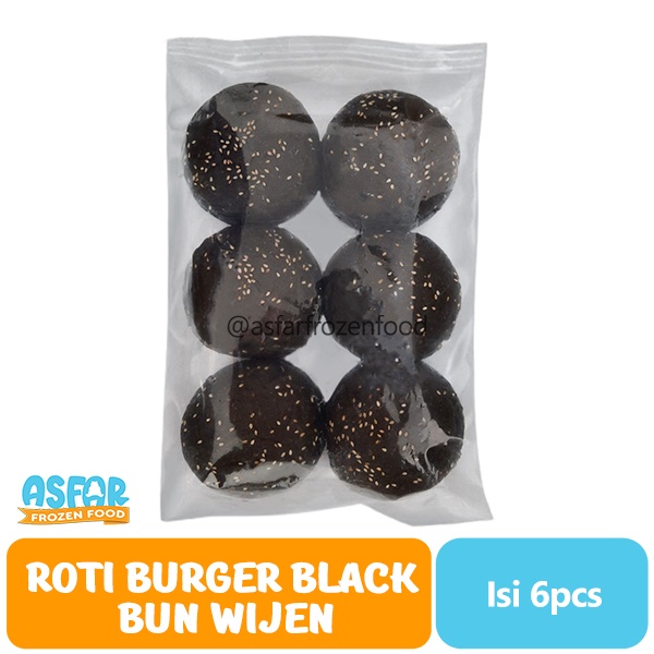 

Roti Burger Black Wijen Isi 6 Pcs