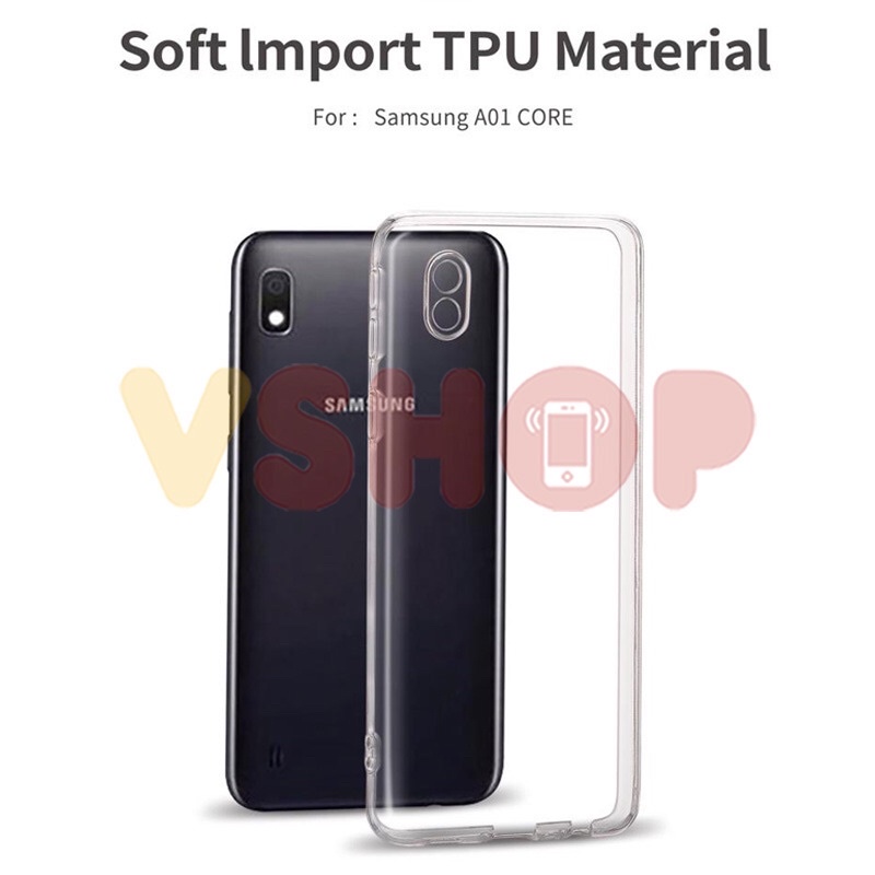 SOFTCASE TRANSPARAN SAMSUNG A01 CORE A013 A013F PREMIUM CLEAR CASE