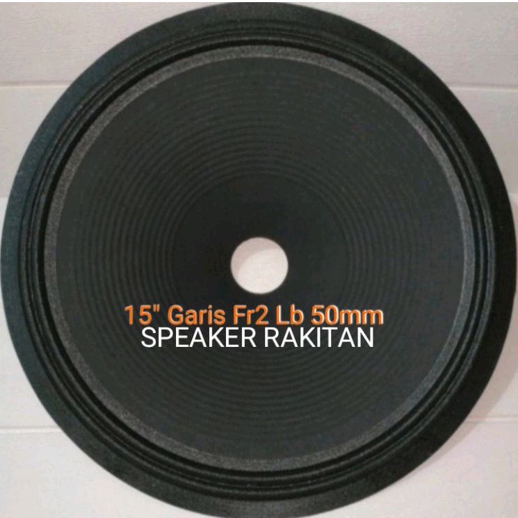 Daun speaker 15 inch Fullrange Garis Lubang 50mm .2pcs