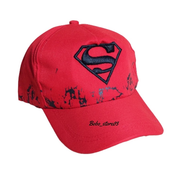 TopI Baseball Anak COWOK Logo SUPERHERO BORDIR Gaya HipHop Motif Kartun Gya Ko premium terbaru