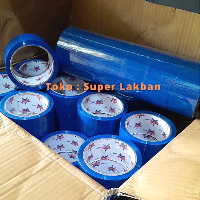 Lakban Warna Warni Bening 48mm x 72yard 65 Meter Ukuran Pasti Pas Berkualitas