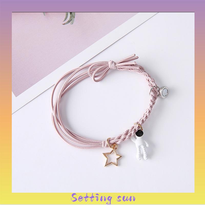 COD✨Gelang Couple Tali Isi 2 Magnet Attract Persahabatan Tangan Wanita Bracelet TN