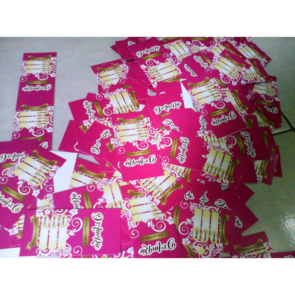 

Label Baju Hang Tag Kertas Handtag Lebel Hijab