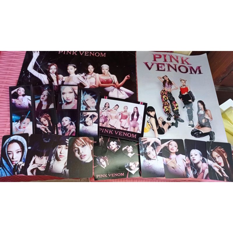 paket bucin blackpink pink venom born pink/photocard blackpink/poster blackpink/polaroid blackpink/postcard blackpink/stiker blackpink